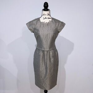 Salvatore Ferragamo Textured Sheath Dress